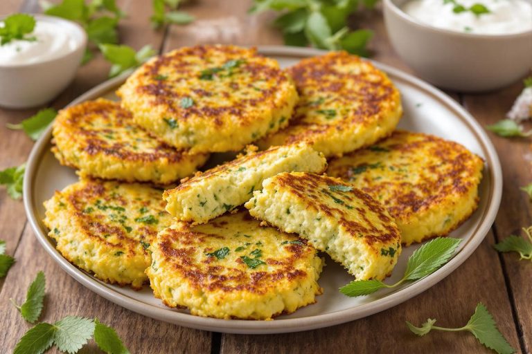 Ces galettes courgette–menthe sont croustillantes à l’extérieur, fondantes à l’intérieur.jpg