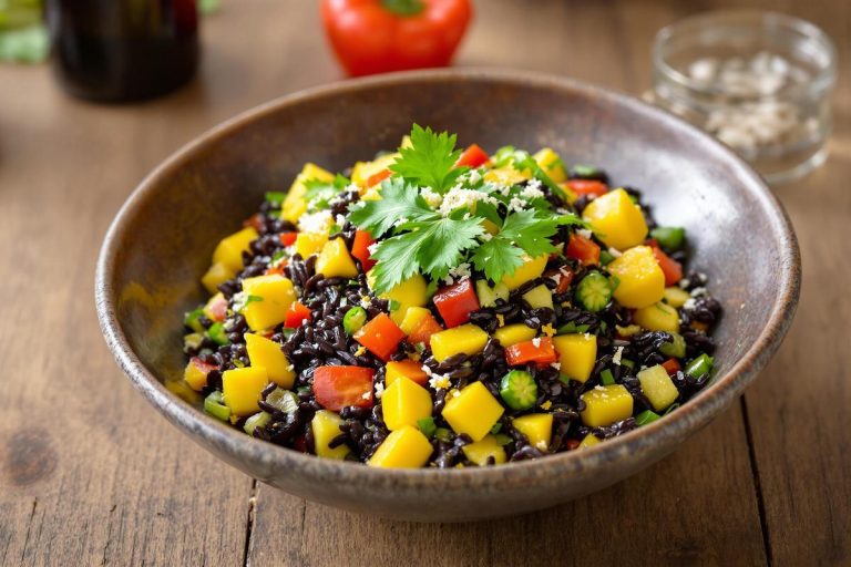 Salade de riz noir, mangue & coriandre : le combo exotique qui éveille vos papilles.jpg