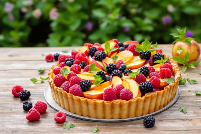 Ma tarte sucrée d’été aux fruits du jardin (facile et gourmande).jpg