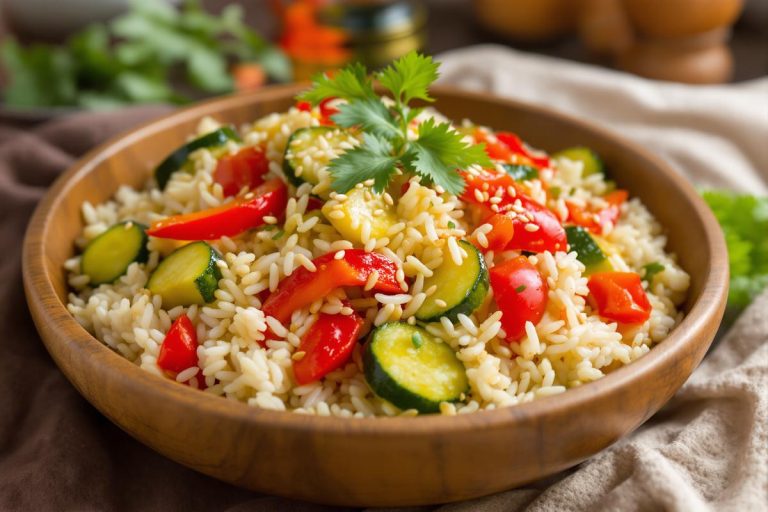 Mon riz sauté courgettes-poivron prêt en 15 minutes chrono.jpg