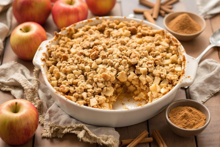 « Astuce express » : mon crumble pommes-cannelle prêt en 10 minutes.jpg