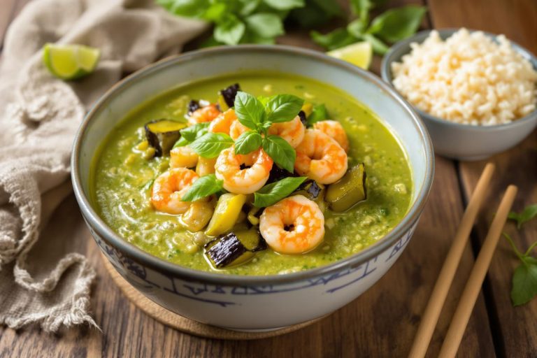 « Comme en voyage » : mon curry vert thaï aux crevettes et lait de coco.jpg
