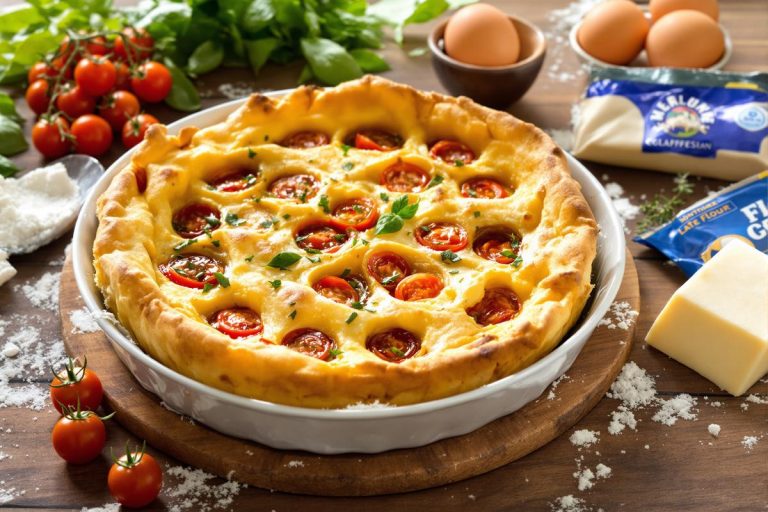 Le clafoutis salé aux tomates cerises et herbes : la recette ensoleillée qui prolonge l’été.jpg