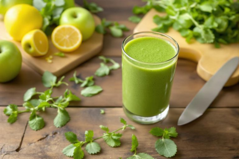 Le smoothie vert pomme-épinard-menthe : l’astuce énergisante parfaite pour la rentrée.jpg