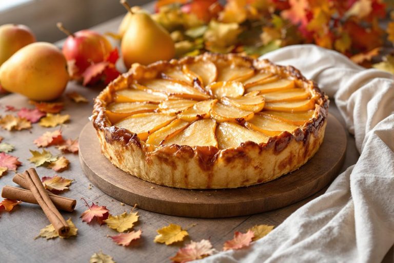 « Parfum d’automne » : ma tarte tatin aux poires caramélisées.jpg
