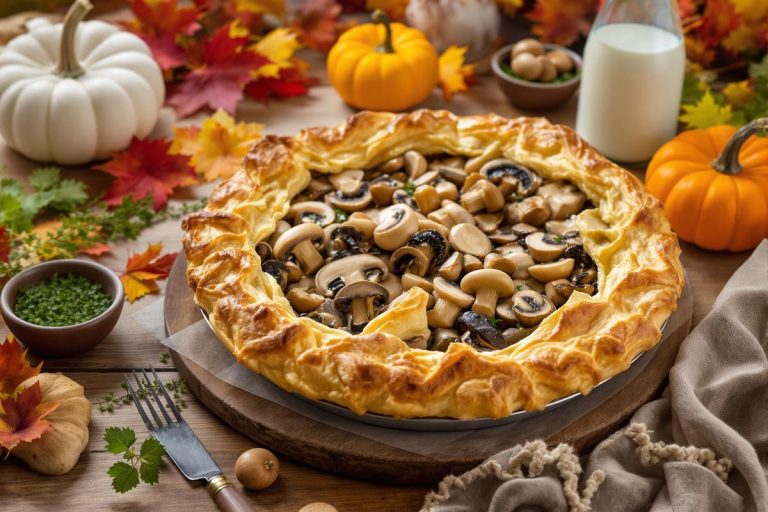 « Saveurs d’automne » : ma tourte feuilletée aux champignons et à la crème.jpg